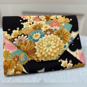 Japanese Teapouch Envelope Clutch Bag